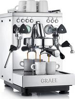 Espresso kavos aparatas Graef Estessa ES1500, nerūdijančio plieno, dvigubas termoblokas, energiją taupantis