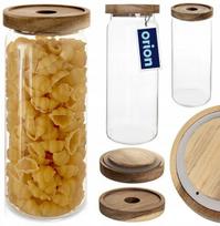 Stiklinis indas biriems produktams su dangteliu ir sandarikliu Orion 16 l