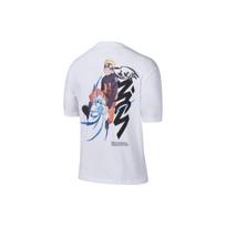 Jordan x Zion x Naruto T-Shirt (Asia Sizing) White Unisex Streetwear DQ6830-100 S