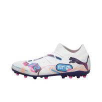 Puma Future 7 Match Mg Dirbtinės žolės futbolo bateliai Unisex Futbolo bateliai Balti Mėlyni Rožiniai 108136-01 44.5