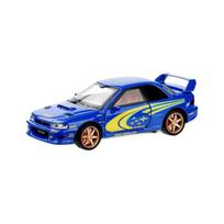 1/32 Subaru Impreza WRX STI Supercar Diecast Model Alloy Metal Car Classic Love Collection Hobby Birthday Gifts with Friend mėlyna