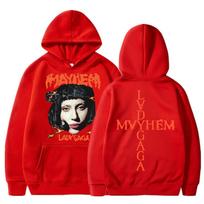 Lady Gaga The Mayhem Ball Tour 2025 Hoodie Fashion Men Women Retro Trend Sweatshirt Fleece Oversized Y2k Long Sleeve Streetwear S