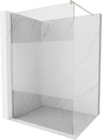 Mexen Kioto dušo sienelė Walk-in 130 x 200 cm, skaidri/šerkšnas 8 mm, šlifuotas nikelis - 800-130-101-97-35, 130 x 200 cm