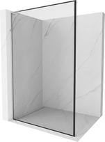 Mexen Kioto L dušo sienelė Walk-in 60 x 200 cm, juodas rėmas, chromas - 800-060-103-01-70