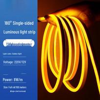 Nufeng Flexible Silicone Neon Light Strip aukso geltonumo spalva