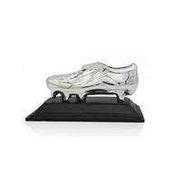 Golden Boot Flat Bottom World Cup Fan Trophy - Electroplated Resin Craft 17 x 7.5 x 9 CM
