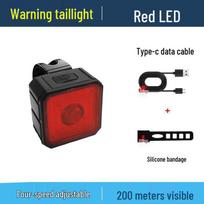 High-Brightness Waterproof USB-C Bicycle Light Set - Front and Tail Lights for Night Riding