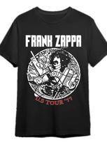 Frank Zappa US Tour '77 Graphic T-Shirt 100% Cotton O-Neck Short Sleeve Summer Casual Mens T-shirt Streetwear - Men's Summer ... S įvairiaspalvis
