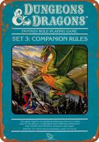 Dungeons  Dragons Vintage Poster Tin Sign Aluminum Sign Home Kitchen MenS Cave Bar Garage Wall Decoration 20x30cm（7.8x11.8inch）
