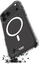Telefono dėklas iPhone 17 Pro Max skaidrus D3O MagSafe Puro
