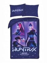 Halantex patalynės komplektas K-POP Demon Hunters Huntrix Dark, 140x200, 2 dalių