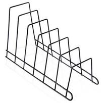 Dangtis ir lėkščių stovas metalinis juodas Orion Radka 34.5x14x19cm