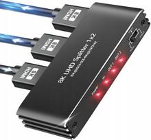 HDMI 2.1 SPLITTER 1x2 ULTRAHD HDCP 2.3 SPLITTER 8K60HZ 4K 120HZ - 2 TV