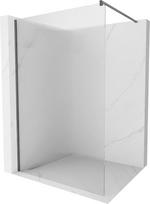 Mexen Kioto dušo siena Walk-in 80 x 200 cm, juostelės 8 mm, šešėlio pilka šlifuota - 800-080-101-66-09