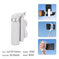 KALIOU 360 Degree Rotation Foldable Handheld Selfie Stick Portable Flexible Tripod Phone Holder Wireless Remote Live Streaming balta