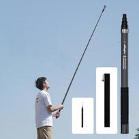 New Arrival 3m Carbon Fiber Invisible Selfie Stick Extension Rod for Action Camera juoda