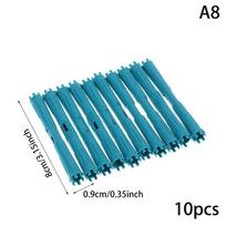 Hair Perm Rods Cold Wave Rods Plastic Perming Rods Hair Curling Rollers Curlers Hair Curler No Heat For Women as the picture