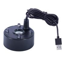 5V USB Fan Mist Maker With LED For Air Conditioning Home Decoration Water Fogger Machine Colorful Lights Landscape Spray
