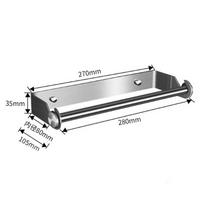 Paper Towel Holder Stainless Steel  Punch-Free Towel Rack Wall Mounted Roll Paper Stand for Bathroom Kitchen Wipes Hanging