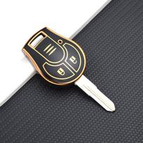 2 mygtukai nuotolinio rakto korpuso dėklo dėklo dangtelio apsauga, skirta Nissan Qashqai Altima Maxima Sentra Versa Sylphy Cube Juke Rogue Micra