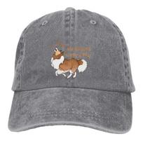 Barking Sheltie Shetland Sheepdog Dont Let Anyone Silence You Baseball Caps Peaked Cap Collie Dog Sun Shade Hats for Unisex Women 21X30