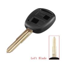 Remote Car Key Shell Case For Toyota Yaris Prado Tarago Camry Corolla With Toy41 Uncut Blade With Button Pad 3 Buttons