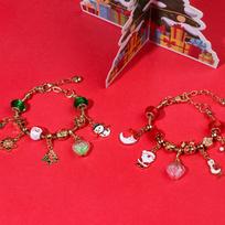 Christmas Advent Bracelets Calendar 24 Days Girls Christmas Advent Bracelet Calendar 2025 Holiday Ornament Craft Supplies For Xxl