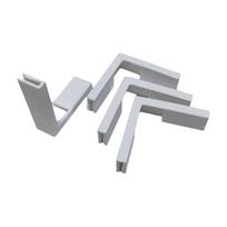 4Pcs Reusable Box Edge Clamps Rigid Plastic Corner Reinforcement Clips  Storage Bucket Making balta