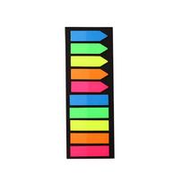 (SU)Spalvingi namų biuro popieriniai lipdukų blokeliai Permatomas bloknotas bloknotas Fluorescencinis užrašas A