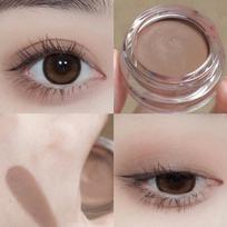 Cream Peach Eyeshadow Cream Matte Low saturation Eye shadow Blush Pink Orange Earth color Makeup Autumn and Winter Color System