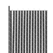 Privatumo juostos tinklinei tvorai, 1740 x 31,7 mm, HDPE, 82 vnt., juodos