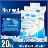 Vandens įpurškimo daugkartinio naudojimo ledo paketas greitam pristatymui ir maisto konservavimui Trial Pack 1 pc White Water Injection - 100ml