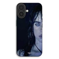 Case For iPhone 17 billie eilish face black background juoda