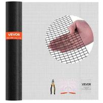 Tinklas, cinkuoto plieno, PVC danga, 152 cm x 30,4 m, 1,27 cm akutės, 19 AWG, juodas