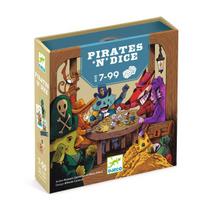 Metamųjų kauliukų žaidimas Djeco Piratų kauliukai (LT,LV,EE,EN,RU) DJ00830