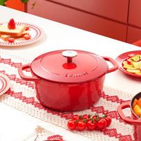 ZWILLING Enamel Cast Iron Dutch Oven pink