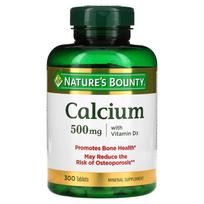 Nature's Bounty, Calcium with Vitamin D3, 500 mg, 300 tablets