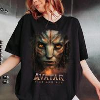 Avatar 3 Fire and Ash Shirt, Fantasy Warrior Tee, Avatar Movie Lovers Gift 3XL