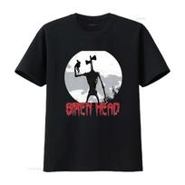 Retro Siren Head Organic Youth T Shirt Nostalgic Gaming Fashion for Kids vintage Washed Breathable designer clothes Versatile XXXXL