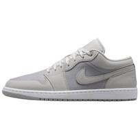 Air Jordan 1 SE Patogus prigludimas Žemi Retro Krepšinio Batai Unisex sportbačiai Šviesiai pilki IO2049-100 42