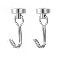 Magnetic Hooks Heavy Duty Neodymium Strong Hold Rare Earth for Cruise Ship Refrigerator Kitchen Home Offi Bath Organization