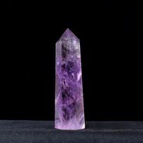5.91 Inch Natural Amethyst Pillar Mineral Specimen for Collection Display Crystal Healing Stone Spiritual Growth Desktop Decor 5-6cm violetinė