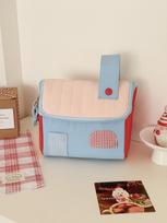 Cute Dopamine Large Capacity Portable High-Value Travel Toiletry Storage Bag House Makeup Bag