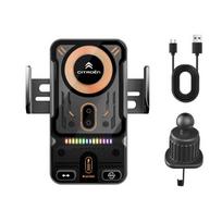 YGUBZ1 Car Mobile Phone Holder 15W Wireless Charger Intelligent Infrared Bracket For Citroen C4 C3 C5 AIRCROSS C5X Cactus PICASSO e-C3