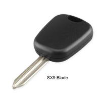 S For Peugeot 106 107 307 207 306 406 For Citroen C2 C3 C4 Sx9 Ne73 Va2 Hu83 Transponder Car Key Shell Fob Case SX9 Blade
