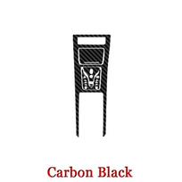 Car Interior Sticker For BYD HAN EV 2022 2023 Car Gear Panel Sticker Gear Box Protective Film Carbon Fiber Black Car Accessories black