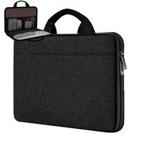 MacBook dėklas Nešiojamojo kompiuterio krepšys Apsauginis dėklas Tinka Mac 14 colių Vandeniui atsparus ir atsparus smūgiams 13-14 inch juoda