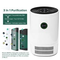 24W stalinis oro valytuvas su tikru HEPA filtru, oro valytuvas, dūmų, dulkių, kvapų, PM2.5 šalinimo priemonė, alergijoms, naminiams gyvūnams, pleiskanoms, dūmams, 218x218x323mm AU