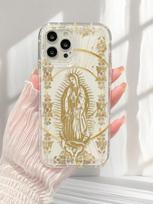 Maria Printed Phone Case For iPhone 16E 11 12 13 14 15 16 Pro Max XR XS 12 13 Mini 7 8 14 15 16 Plus SE  Cover For iPhone 15 Pro