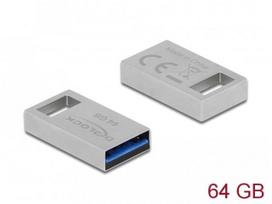 DELOCK USB 3.2 Gen 1 Memory Stick 64GB – metalinis korpusas